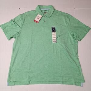 Chaps Performance Polo Shirt Men's Size 2XL Jade